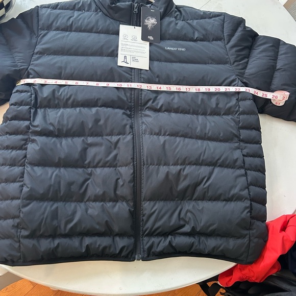 Lands' End 600 Down Black Jacket - Picture 7 of 7